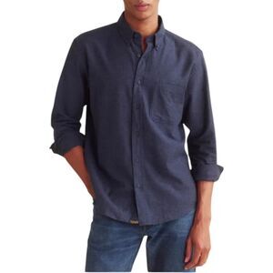 Billy Reid Tuscumbia Dress Shirt Pocket Long Sleeves Standard Size Medium